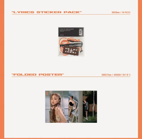 Miniatura 5 de JIHYO TWICE - ZONE (1er mini álbum) CD+Beneficio de preventa+Póster plegado (Y ver, 1 póster plegado)