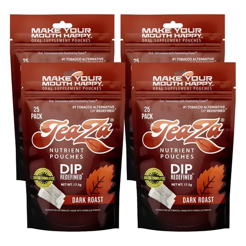 Miniatura 52 de Teaza Bolsas energéticas a base de hierbas, para masticar tabaco, alternativa sin nicotina, sin humo, tabaco alternativo y inmersión saludable