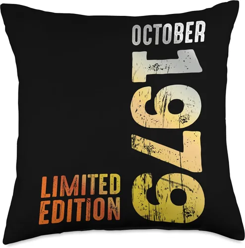 Miniatura 4 de Since October 1979 Retro 1979 Vintage 1979 October Throw Pillow
