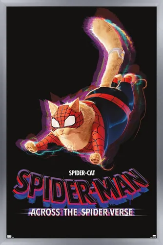 Miniatura 8 de Marvel Spider-Man: Across The Spider-Verse - Póster de pared de una hoja de Spider-Cat, 22.4 pulgadas de largo x 14.7 pulgadas de ancho, paquete