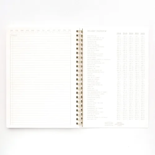 Miniatura 6 de DesignWorks Ink Cuaderno de espiral – Agenda grande de 8.25 x 11.625 pulgadas con páginas forradas y perforadas, diario de tapa suave de doble