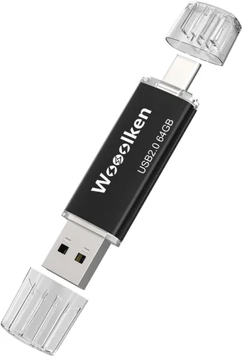 Miniatura 14 de Unidad flash USB C de 8 GB, paquete de 10 unidades flash Wooolken tipo C + USB 2.0 Thumb Drive OTG Memory Stick compatible con iPhone 16/15