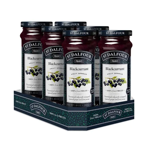 Miniatura 20 de St. Dalfour Untable de frutas de arándanos, 10 onzas, 100% de frutas, sin ingredientes artificiales, sin OMG, sin azúcar de caña, todo natural