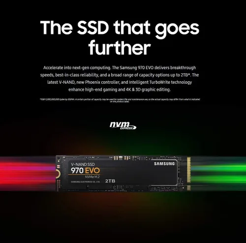 Miniatura 4 de Samsung 970 EVO SSD 1TB - Unidad de estado sólido interna con interfaz M.2 NVMe + 2 meses de Adobe CC Fotografía con tecnología V-NAND