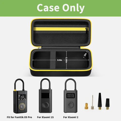Miniatura 2 de Estuche Compatible con Inflador de Neumáticos Portátil Fanttik X9 Pro para Motocicleta, También para Compresor de Aire Eléctrico Xiaomi 2/ 1S, Bomba