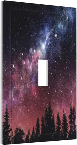 Miniatura 181 de Cubiertas de placa de pared de 3 gang con interruptor de luz de triple palanca, en negro y dorado con esplendor de oro rosa, estampado floral