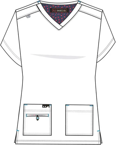 Miniatura 5 de KOI Basics 373 Becca - camisa médica para mujer