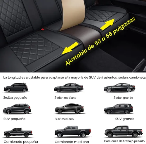 Miniatura 5 de MIROZO - Juego completo de fundas para los asientos del automóvil, protectores de asientos de coche impermeables para vehículos, fundas para Negro