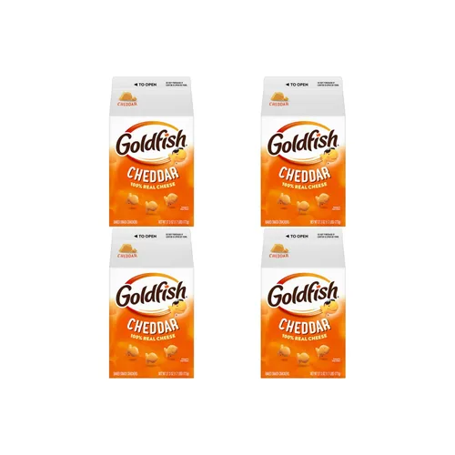 Miniatura 9 de Goldfish Galletas de queso cheddar, horneadas con grano entero, caja de 27.3 onzas