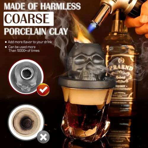 Miniatura 2 de Kit de ahumador de cócteles con antorcha, kit de infusor de ahumador de whisky Anmyox con caja de regalo, set de whisky bourbon de regalo
