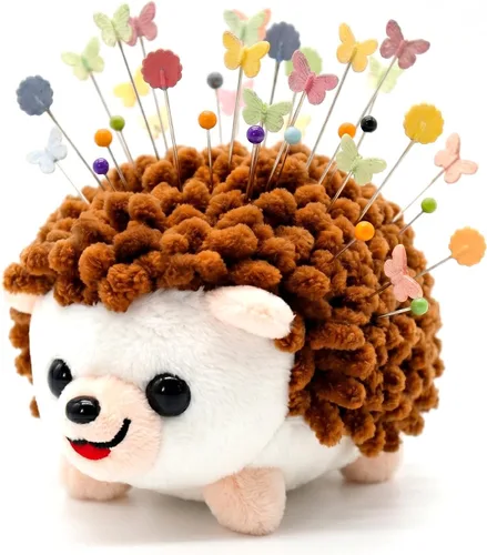 Miniatura 8 de Sizobi Soporte magnético para pasadores con 100 pines rectos de cabeza de bola, organizador magnético de aguja, soporte de pasador de bobby, soporte