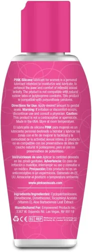 Miniatura 2 de Pink Lubricante de silicona - Lubricante personal líquido a base de silicona para mujeres - Botella de 2.8 oz / 80 ml