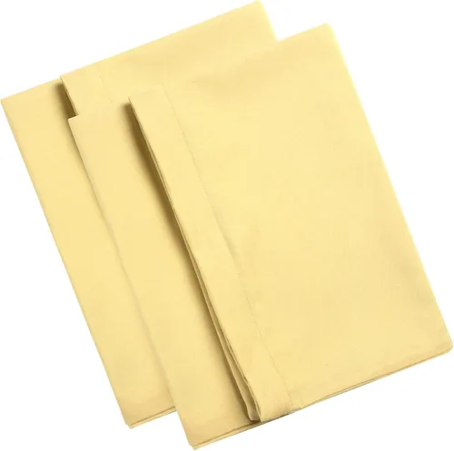 Miniatura 7 de uxcell Paquete de 2 fundas de almohada de microfibra suave serie 1800 con cremallera estándar (20 x 26 pulgadas), color dorado