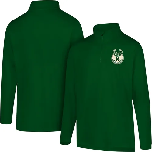 Miniatura 39 de Ultra Game Camiseta oficial de la NBA de manga larga con cremallera corta para hombre Color del