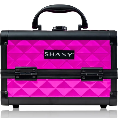 SHANY Caja de maquillaje elegante, caja de cosméticos, estuche de maquillaje portátil, organizador de cosméticos de belleza, almacenamiento de joyas