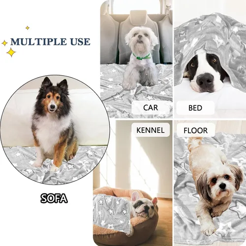 Miniatura 4 de Manta para Perro, Súper Suave y Esponjosa Manta de Forro Polar Premium para Mascotas y Cachorros para Perros Grandes, Medianos, Gatos, Alfombrilla