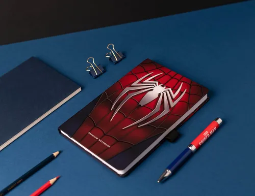Miniatura 5 de Grupo Erik Marvel Spider-Man Cuaderno Premium A5 con Lápiz Proyector Diario de Viñetas Cuadernos A5 Cuadernos de Notas A5 Cuaderno de Notas