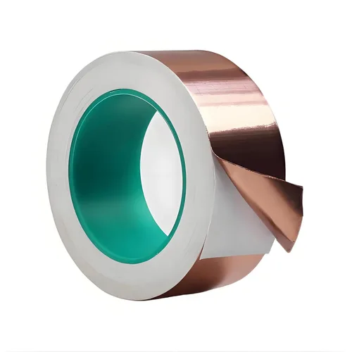 Miniatura 9 de Cinta adhesiva de cobre de 1 pulgada x 50 pies, cinta adhesiva de lámina metálica doble conductora para blindaje EMI/RFI, manualidades de bricolaje