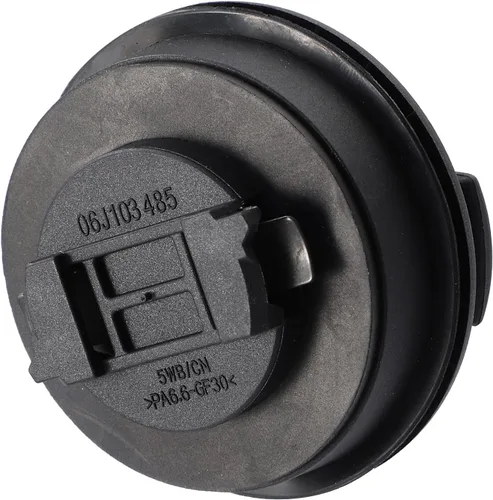 Miniatura 7 de X AUTOHAUX Tapa del depósito de combustible del motor, tapa de tapón de llenado de gasóleo, reemplazo 06C103485P 03C103485A para Volkswagen Golf