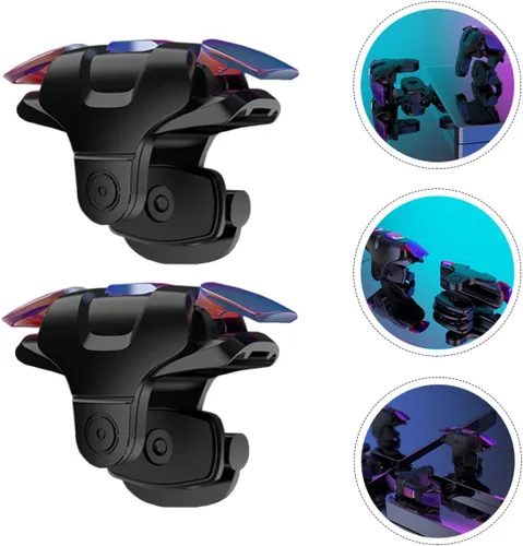 Miniatura 6 de Mikikit Phone Grip Controller 3 Pairs Gamepad Assist Mobile Game Handgrip Aim Fire Trigger for Phone Mobile Triggers Gaming s Durable Game Three 3