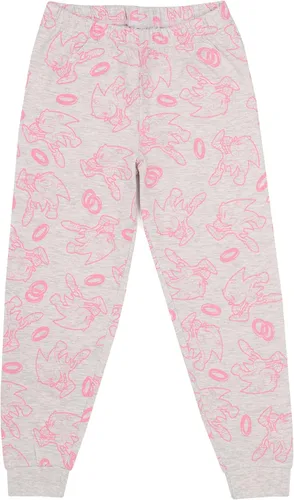 Miniatura 6 de Sonic The Hedgehog Pijama para niñas, color rosa y pijama largo, Rosado