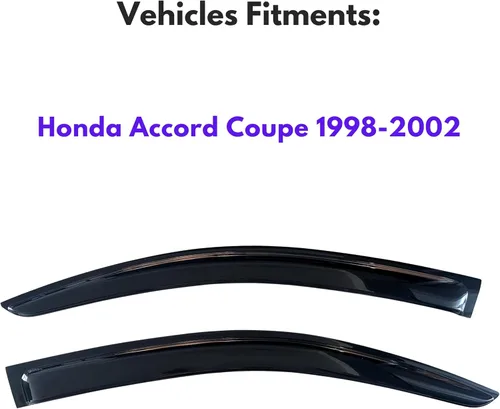 Miniatura 23 de KPY Visor de ventana compatible con Kia Soul 2009-2013, Protector contra lluvia de 4 unidades, deflectores de ventilación de ventana lateral