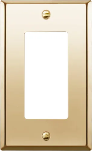 Miniatura 24 de ENERLITES Placa decorativa de pared metálica para interruptor o tomacorriente, cubierta de tomacorriente de acero inoxidable, resistente a