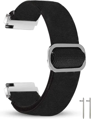 Miniatura 2 de Lamshaw Correa de reloj inteligente Popglory P66 de 1.85 pulgadas, elástica de 0.866 pulgadas, correa ajustable elástica compatible con MorePro H56