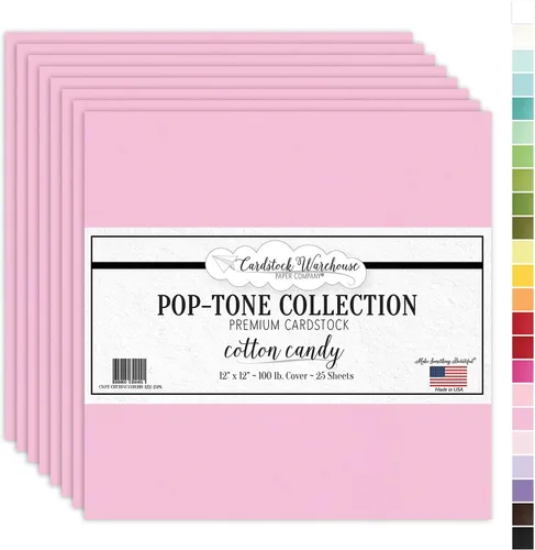 Miniatura 11 de Cardstock Warehouse Pop Tone Banana Split Yellow - 12 x 12 pulgadas - 100 libras / 9.52 oz/m² de papel de cartulina mate premium - 25 hojas
