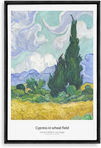 Miniatura 72 de SIGNWIN Lienzo enmarcado para pared, diseño de Vincent Van Gogh, un par de amantes, naturaleza, ilustraciones de área silvestre, bellas artes