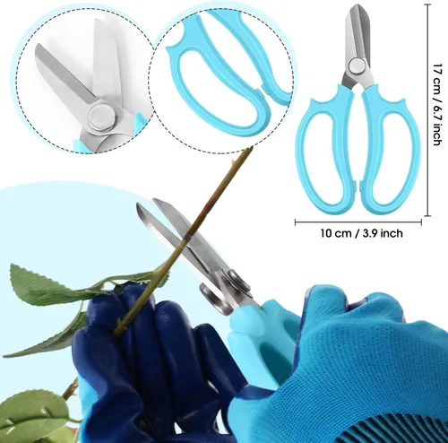Miniatura 4 de Kit de arreglo floral WILLBOND, herramienta para pelar espinas de rosas de San Valentín, tijeras de poda de jardín, tijeras, removedor de espinas