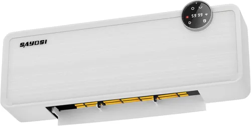 Calentador de pared eléctrico para interiores de 1500 W para dormitorio, hogar, espacio de hasta 1000 pies cuadrados