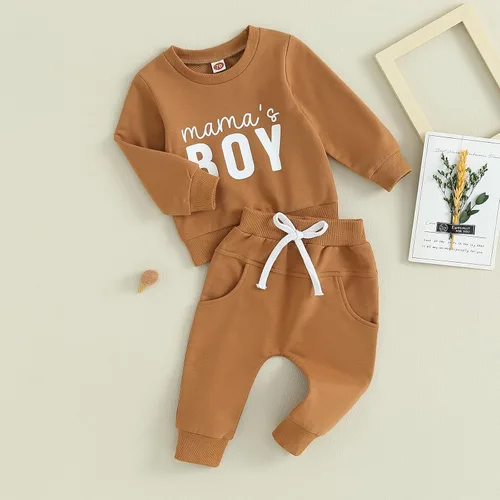 Miniatura 4 de Conjunto de sudadera de manga larga para bebé niño, ropa de otoño e invierno