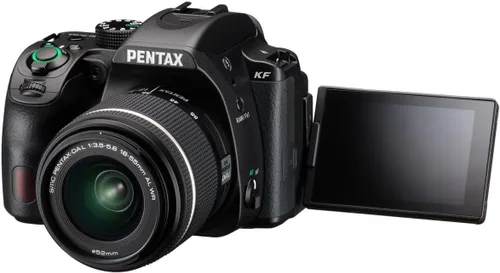 Miniatura 6 de PENTAX KF APS-C Cámara digital SLR 18-55 WR kit con monitor LCD a prueba de polvo, resistente a la intemperie y de ángulo variable, color negro
