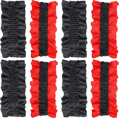 Newcotte 8 unidades de brazaletes de los años 20 liguero para hombres, liguero de brazo rugiente, liguero, disfraz para fiesta de Halloween
