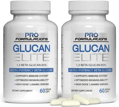 Miniatura 6 de Glucan Elite – 85% Beta 1,3D Glucano 500mg – 60 vcaps – Beta Glucano de ultra potencia – Máxima biodisponibilidad con BGF-Inmune – Apoyo al sistema