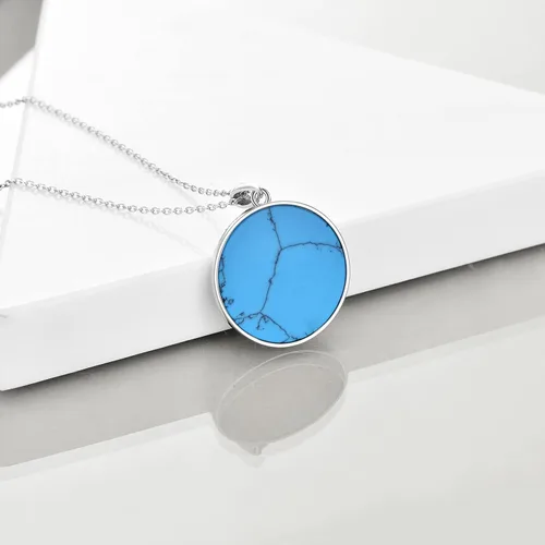 Miniatura 3 de YFN Collar de diosa de triple luna plata de ley pentagrama pentagrama ópalo pagano wiccano magia amuleto de árbol de la vida joyería para mujeres
