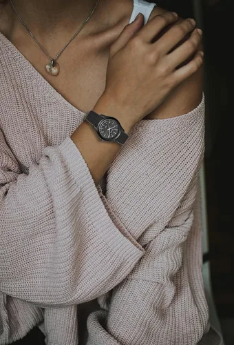 Miniatura 3 de Reloj de enfermera impermeable para mujer, reloj analógico de enfermería con segunda mano, esfera de fácil lectura