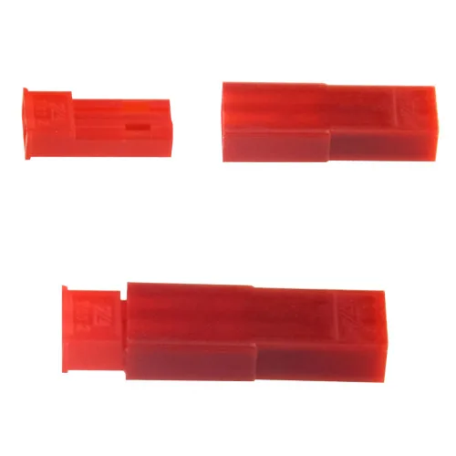 Miniatura 5 de Kit de conector de terminal de crimpado de carcasa de enchufe rojo de 2 pines de 2 pines compatible con JST SYP