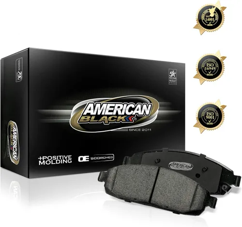 American Black Pastillas de freno traseras de cerámica D-1030 PREMIUM compatibles con Suzuki Verona 2004-2006 / Chevrolet Epica 2004-2005 / Epica
