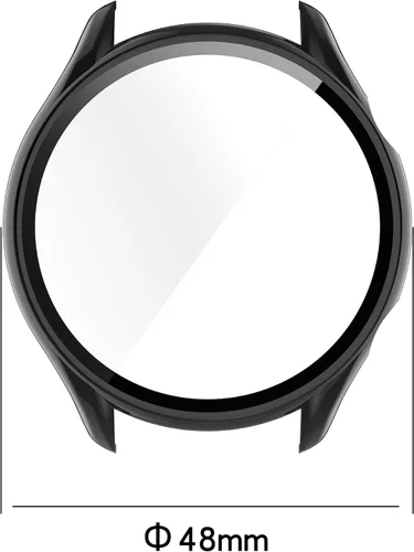 Miniatura 3 de TenCloud Fundas compatibles con Amazfit GTR 3 Pro/GTR 3 Watch Case Soft TPU a prueba de golpes, protector de pantalla para Amazfit GTR 3 Pro Negro