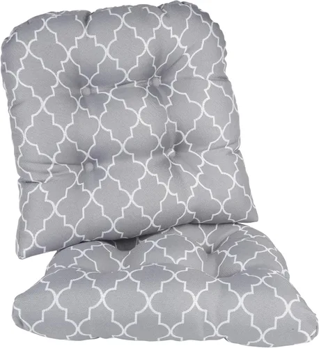 Miniatura 6 de Klear Vu Gripper Overstuffed - Cojines universales antideslizantes para silla de comedor para decoración de cocina o uso de oficina, almohadilla