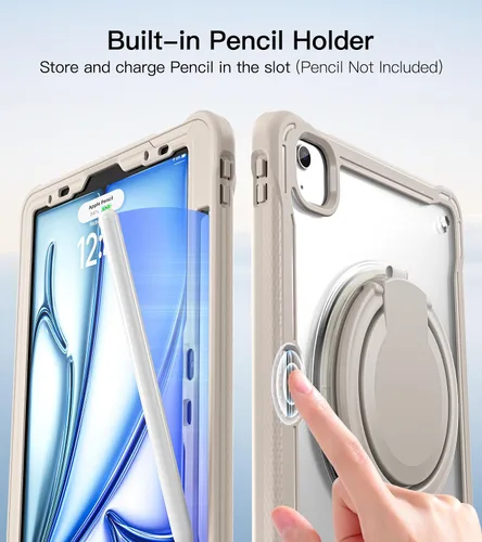 Miniatura 8 de BATYUE Funda para iPad Air de 11 pulgadas M3/M2 (2025/2024), Air 5th/4th 10.9 pulgadas (2022/2020), Pro 11" 4th/3rd/2nd/1st, funda a prueba