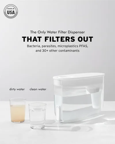 Miniatura 2 de LifeStraw Home - Dispensador de filtro de agua, 18 tazas, plástico sin BPA, probado para proteger contra bacterias, parásitos, micro-plásticos