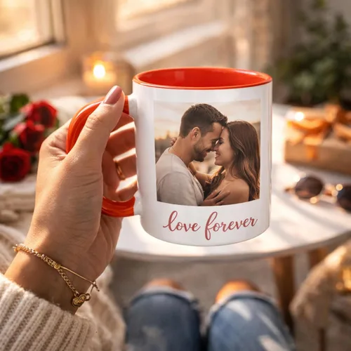 Miniatura 3 de Taza de café personalizada de 11 onzas de cerámica – Agregue foto, texto o logotipo Taza con imagen personalizada, impresión a doble cara, apta