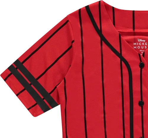 Miniatura 3 de Disney Ladies Mickey Mouse Fashion Shirt - Mickey & Minnie Mouse Baseball Jersey Mickey Mouse Button Down Baseball Jersey
