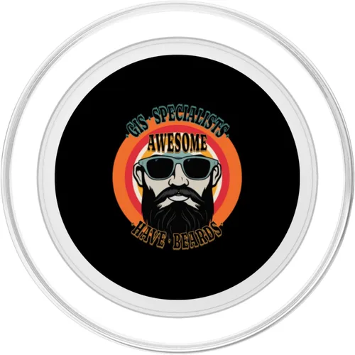 Miniatura 2 de Awesome GIS SPECIALISTS Have Beards Funny PopSockets MagSafe PopGrip for iPhone