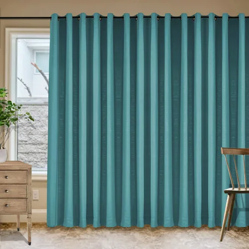 Miniatura 8 de Frelement Cortinas de lino de lino de bronce con ojales para interiores, tratamiento de ventanas para sala de estar, dormitorio, habitación