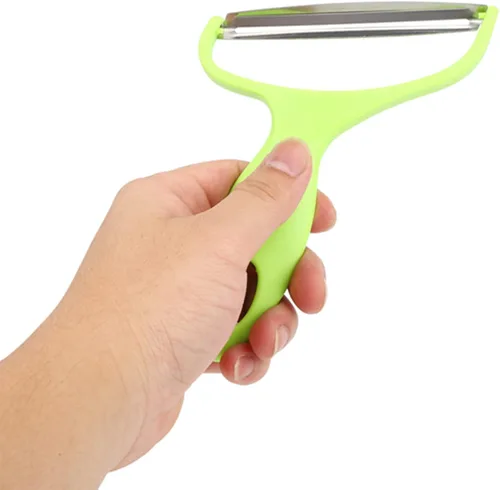 Miniatura 3 de Agatige Trituradora de repollo, 2 piezas, boca ancha, acero inoxidable, pelador de patatas y verduras, ralladores de repollo, cocina imprescindible
