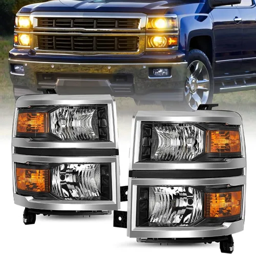 Miniatura 14 de JSBOYAT Conjunto de faros delanteros y luces traseras 2014 2015 Chevy Silverado 1500 Camioneta Pickup [Estilo de fábrica OE] lado del pasajero